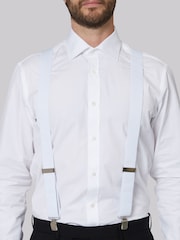 MOSS White Clip-On Braces - Image 1 of 4