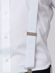 MOSS White Clip-On Braces - Image 3 of 4