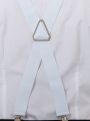 MOSS White Clip-On Braces - Image 4 of 4