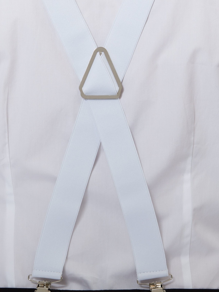 MOSS White Clip-On Braces - Image 4 of 4