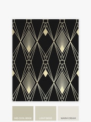 Papel pintado decorativo de 10 metros con diseño geométrico - Imagen 3 de 4