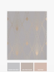 Papel pintado decorativo de 10 metros con diseño geométrico - Imagen 3 de 4