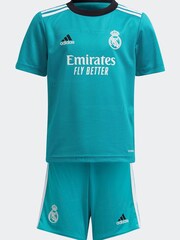 adidas Green Real Madrid 21/22 Third Mini Kit - Image 1 of 7