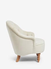 Laura Ashley Chenille Natural Hanby Accent Chair - Image 5 of 8