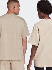 adidas Yellow Botanically Dyed 100% Cotton T-Shirt - Image 2 of 6
