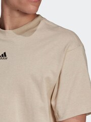 adidas Yellow Botanically Dyed 100% Cotton T-Shirt - Image 4 of 6