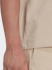 adidas Yellow Botanically Dyed 100% Cotton T-Shirt - Image 5 of 6