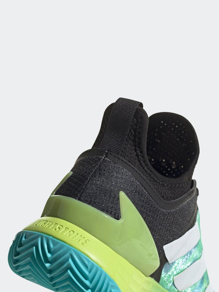 adidas Adizero Ubersonic 4 Clay Court Tennis Black Trainers - Image 7 of 7