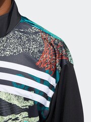 adidas Black 3-Stripes Moment Basketball Jacket - Image 4 of 6