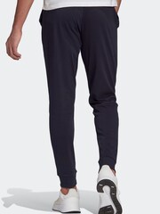 adidas Blue Essentials Single Jersey Tapered Cuff Joggers - Image 2 of 5