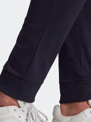 adidas Blue Essentials Single Jersey Tapered Cuff Joggers - Image 4 of 5