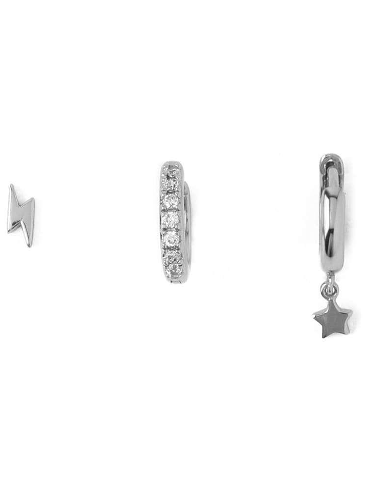 Orelia London Silver Lightning & Star Ear Party Earrings - Image 1 of 3