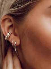 Orelia London Silver Lightning & Star Ear Party Earrings - Image 3 of 3