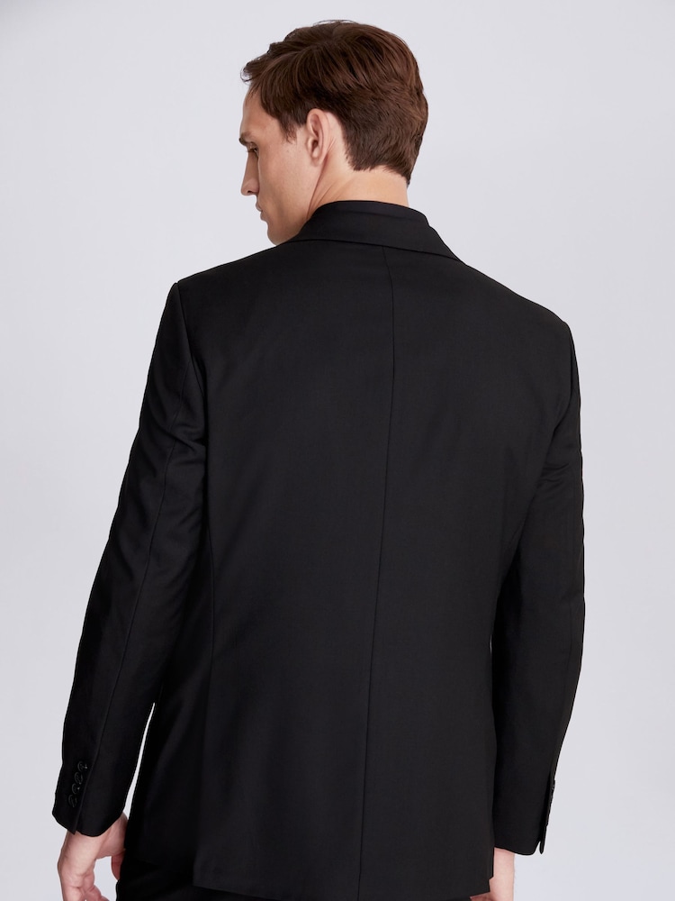MOSS Black Stretch Suit: Jacket - Image 3 of 9