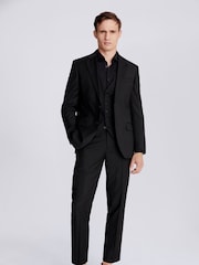 MOSS Black Stretch Suit: Jacket - Image 4 of 9