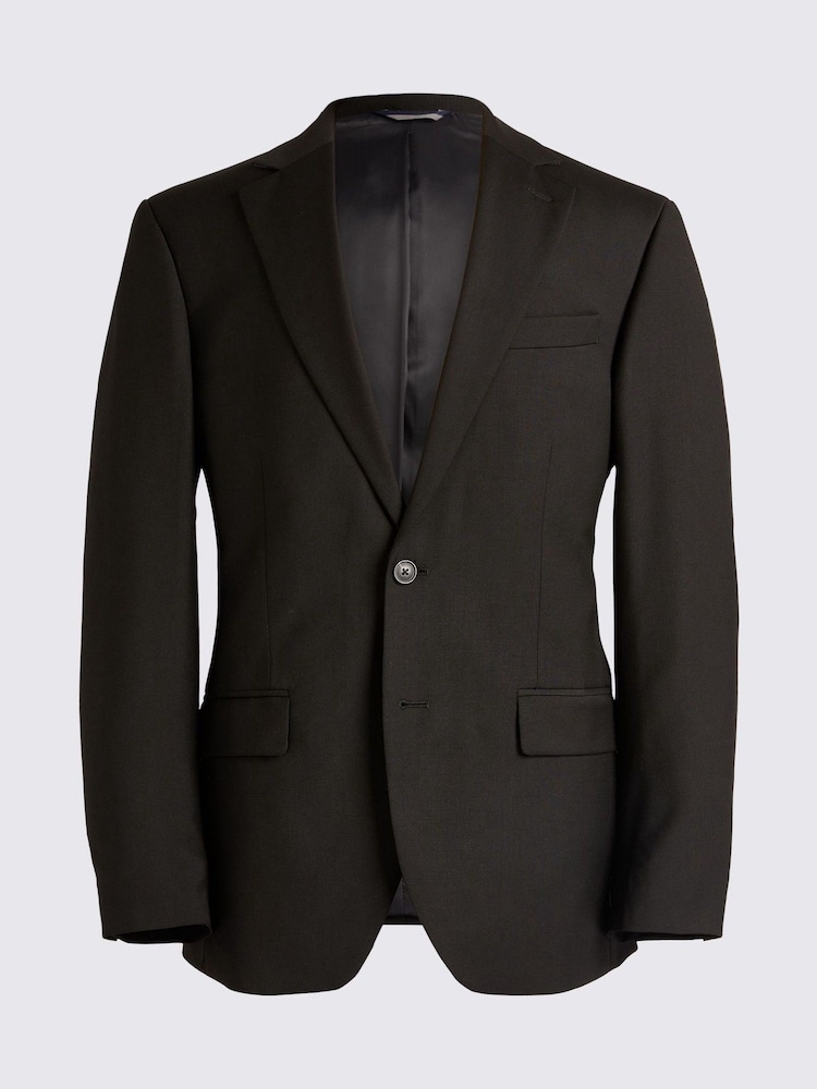 MOSS Black Stretch Suit: Jacket - Image 8 of 9
