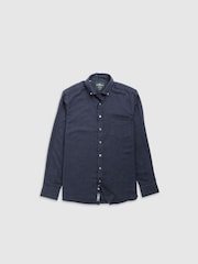 Rodd & Gunn Dark Blue Barrhill Sports Fit Shirt - Image 1 of 2