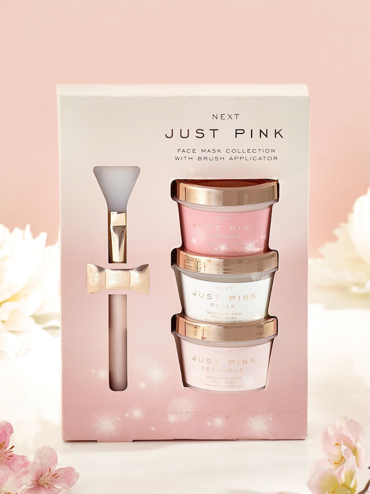Just Pink Face Mask Trio Set - Image 1 of 4