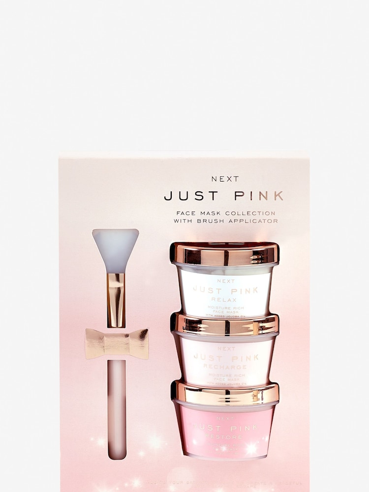 Just Pink Face Mask Trio Set - Image 4 of 4