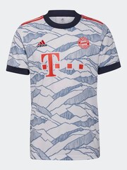 adidas FC Bayern 21/22 Third White Jersey - Image 5 of 7
