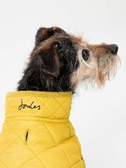 Joules Yellow Quilted Dog Coat - Image 2 of 4