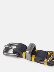 Joules Blue Adjustable Leather Dog Collar - Image 4 of 4