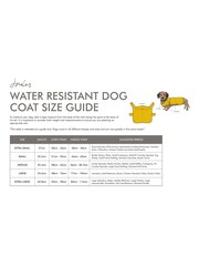 Joules Gold Lightweight Dog Jacket - Image 4 of 4