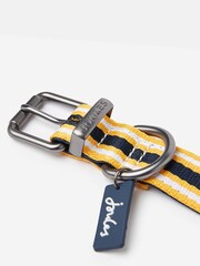 Joules Small Yellow Stripe Durable Dog Collar - Image 3 of 4
