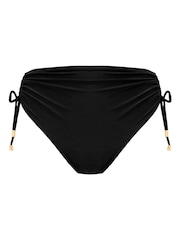 Pour Moi Black Tie Side Santa Cruz Bikini Bottoms - Image 7 of 8