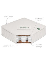 The Little Green Sheep Sprung Cot Mattress - Image 2 of 7