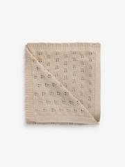 The Little Tailor Natural 100% Cotton Blanket - Image 1 of 2