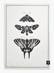 Kew Gardens Set of 3 Green 100% Cotton Tea Towels - Image 3 of 4