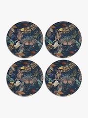 Kew Gardens Blue Midnight Set of  4 Placemats - Image 1 of 2