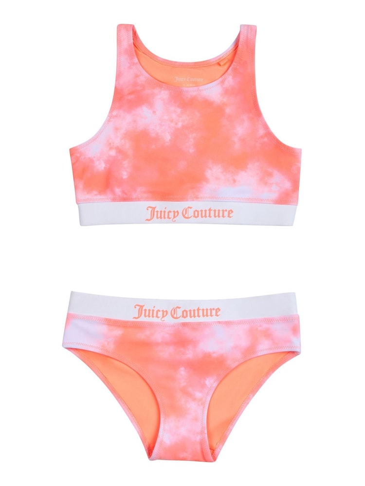 Juicy Couture Orange Tie Dye Swim Set - Image 1 of 2