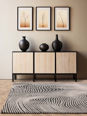 Asiatic Rugs Black Mason Magnitude Rug - Image 1 of 4