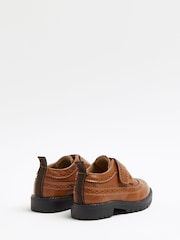 River Island Boys Brown Chunky Brogues - Image 1 of 3