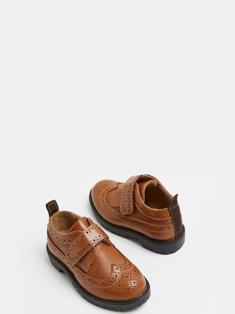 River Island Boys Brown Chunky Brogues - Image 3 of 3 River Island Boys Brown Chunky Brogues - Image 3 of 3