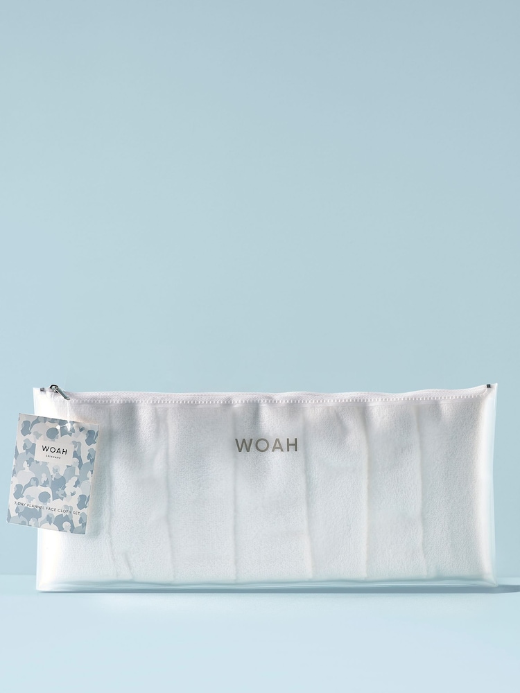 WOAH by Next Set of 7 Cleansing Face Flannels - Image 1 of 3