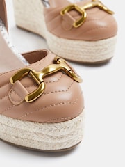 River Island Zweiteilige Schuhe mit Keilabsätzen, Beige - Bild 4 von 5