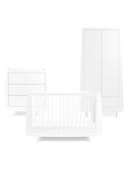 Snuz White SnuzKot Skandi 3 Piece Nursery Furniture Set - Image 3 of 8