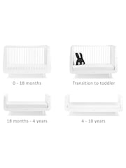 Snuz White SnuzKot Skandi 3 Piece Nursery Furniture Set - Image 4 of 8