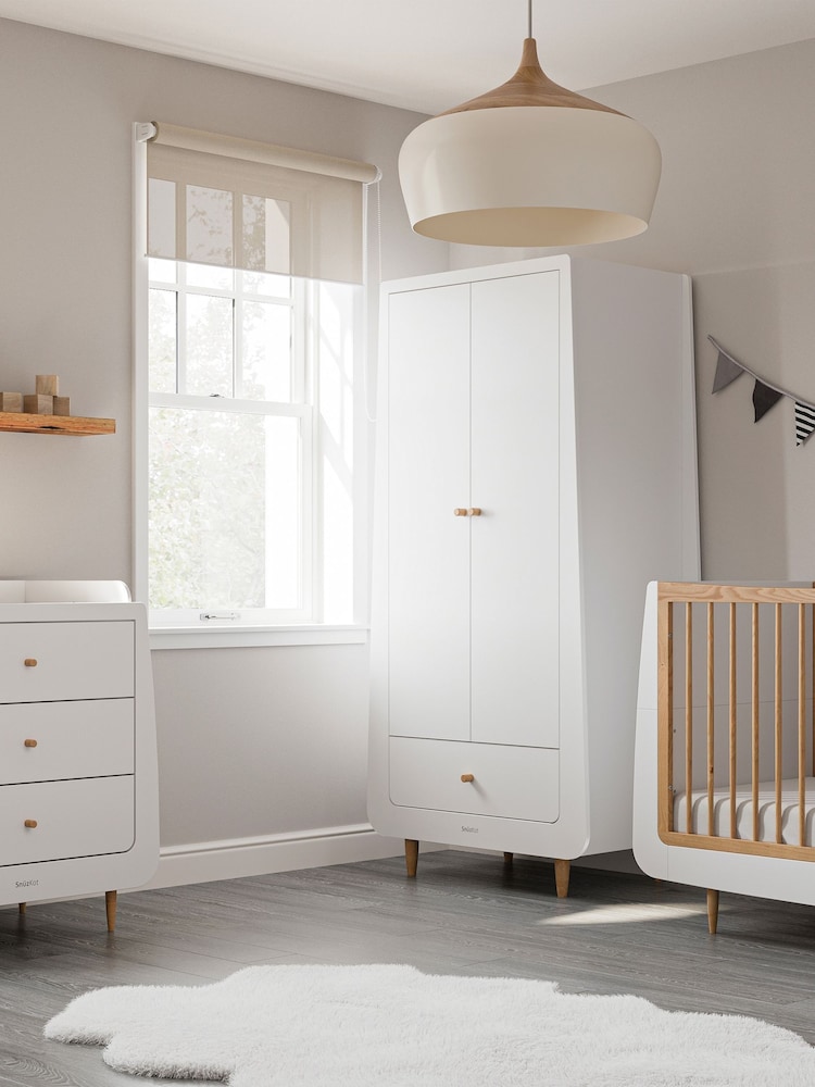 Snuz Natural SnuzKot Skandi 3 Piece Nursery Furniture Set - Image 1 of 8