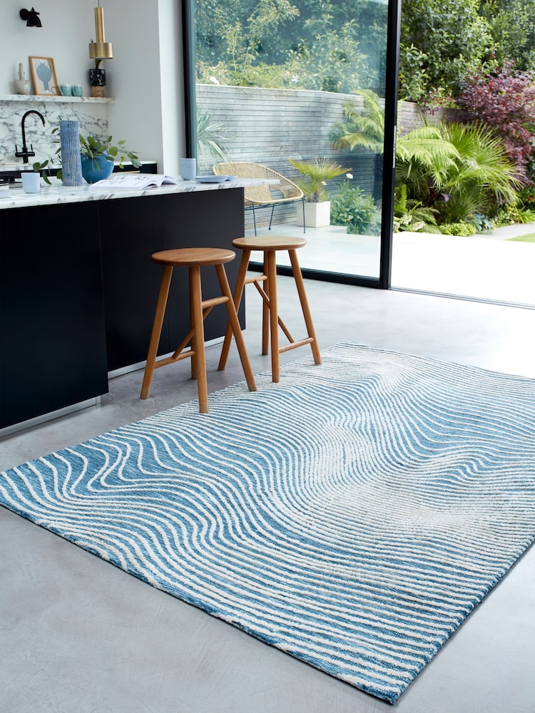 Asiatic Rugs Blue Mason Magnitude Rug - Image 1 of 4