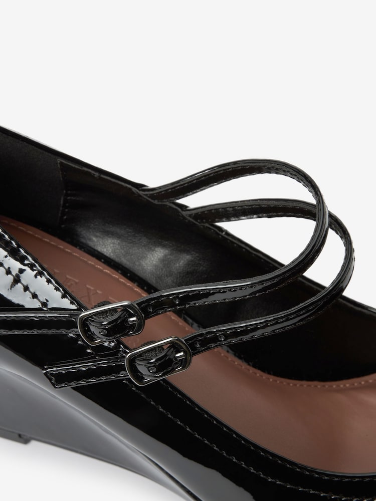 Black Forever Comfort® Mary Jane Wedge Shoes - Image 5 of 5