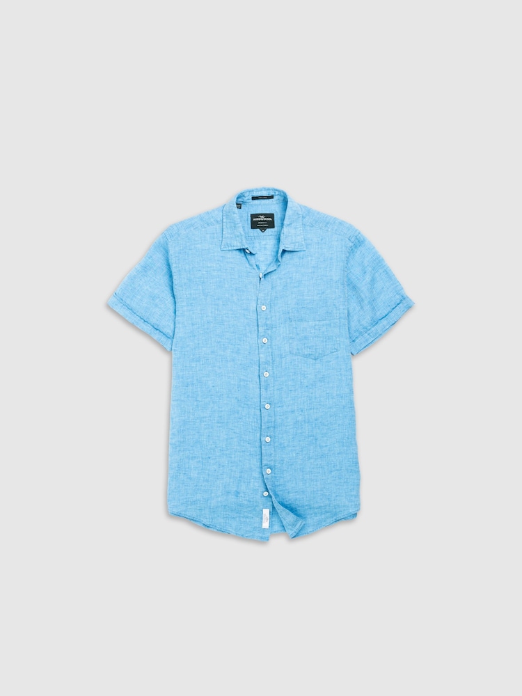 Rodd & Gunn Blue Palm Beach Sports Fit Shirt - Image 1 of 2