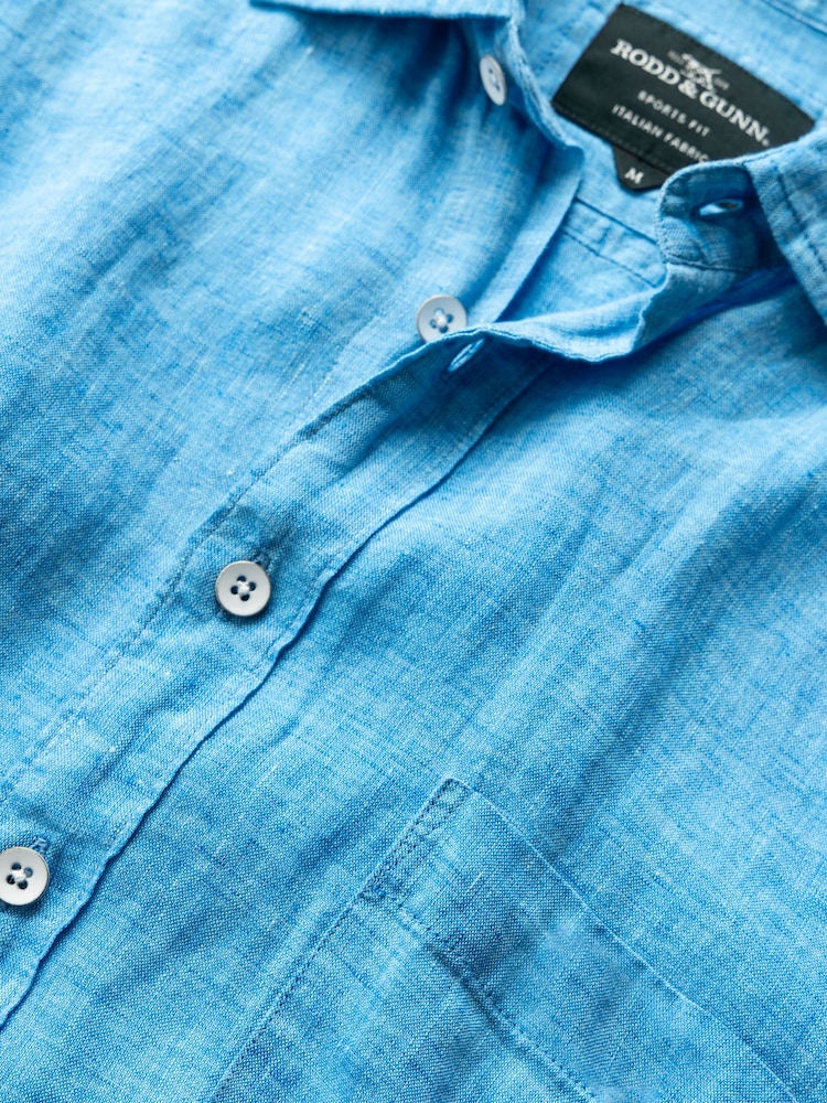 Rodd & Gunn Blue Palm Beach Sports Fit Shirt - Image 2 of 2