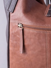 Lakeland Leather Tan Brown Hartsop Leather Tote Bag - Image 3 of 6