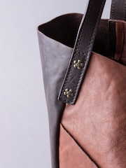 Lakeland Leather Tan Brown Hartsop Leather Tote Bag - Image 5 of 6