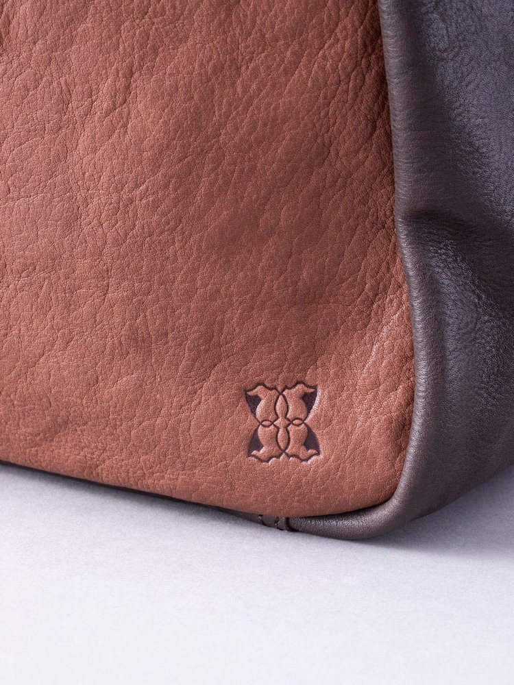 Lakeland Leather Tan Brown Hartsop Leather Tote Bag - Image 6 of 6