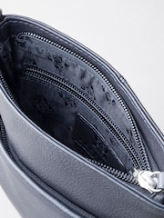 Lakeland Leather Navy Lowther Leather Cross-Body Bag - Image 3 of 3